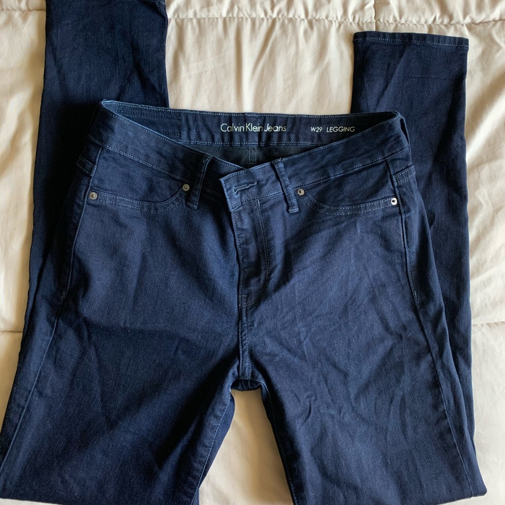 Dark navy blue jeans * CALVIN KLEIN